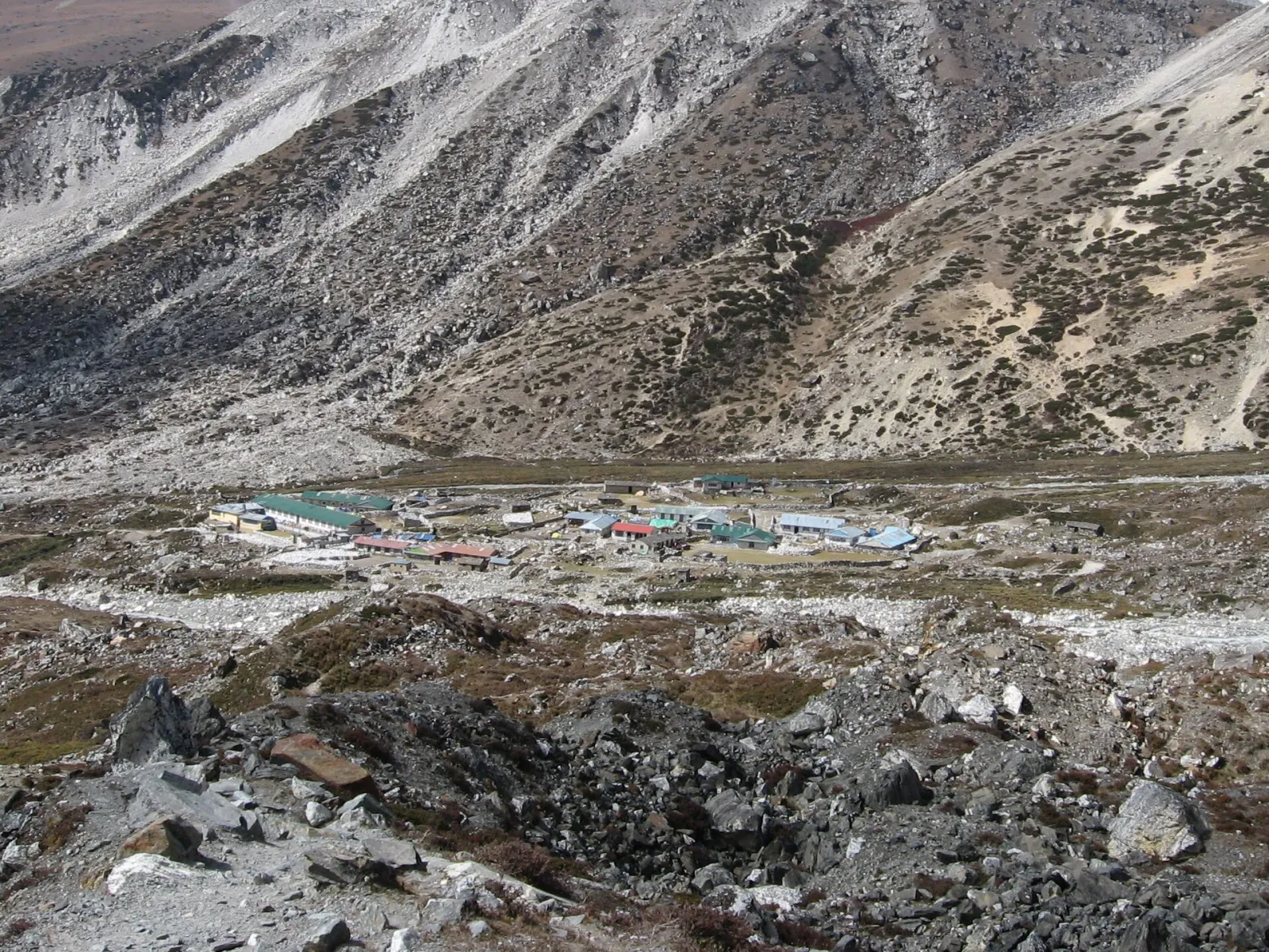 A rural village in the Nepali hills